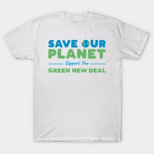 Climate Change - Support the Green New Deal T-Shirt